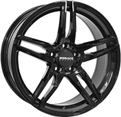 Alu kola MONACO WHEELS GP1, 18x8 5x112 ET35, černá lesklá + leštění