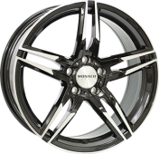 Alu kola MONACO WHEELS GP1, 18x8 5x120 ET35, černá lesklá + leštění