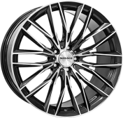 Alu kola MONACO WHEELS GP2, 18x8 5x108 ET45, černá lesklá + leštění