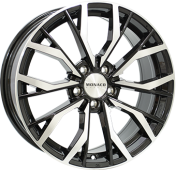 Alu kola MONACO WHEELS GP5, 18x8 5x120 ET35, černá lesklá + leštění