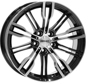 Alu kola MONACO WHEELS GP8, 19x8 5x120 ET32, šedivá + leštění (zátěžová)