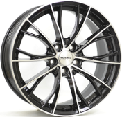 Alu kola MONACO WHEELS MC16, 18x8 5x112 ET30, černá lesklá + leštění