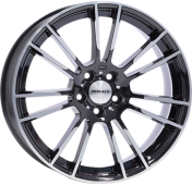 Alu kola MONACO WHEELS MC8, 19x8.5 5x120 ET30, černá lesklá + leštění (zátěžová)