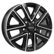 Alu kola MONACO WHEELS VT2, 17x7 5x130 ET68, černá lesklá + leštění (zátěžová)