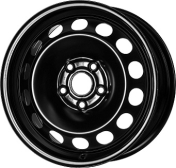 Alu kola MW STEEL STAAL, 15x6 4x100 ET39, černá