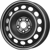 Alu kola MW STEEL STAAL, 15x6 4x100 ET43, černá