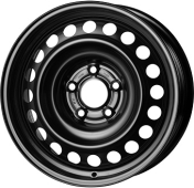 Alu kola MW STEEL STAAL, 15x6 4x108 ET38, černá