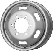 Alu kola MW STEEL STAAL, 15x6.5 5x108 ET42, stříbrná