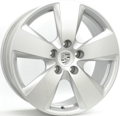 Alu kola ORIGINAL EQUIPMENT D PORSCHE, 19x9.5 5x130 ET54, stříbrná