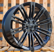 Alu kola Racing Line 3S1066, 23x9.5 5x120 ET42.5, černá + leštění