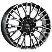 Alu kola Racing Line 3S1111, 21x9.5 5x112 ET37, černá + leštění