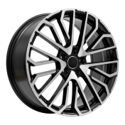 Alu kola Racing Line 3S1261, 22x9.5 5x112 ET26, černá + leštění (zátěžová)