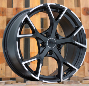 Alu kola Racing Line 3S5997, 20x9 5x112 ET30, černá + leštění