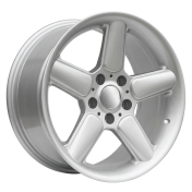 Alu kola Racing Line 7961F, 17x8.5 5x120 ET15, stříbrná