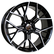 Alu kola Racing Line A5602, 19x9 5x112 ET40, černá + leštění