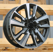 Alu kola Racing Line A5831, 15x6 4x100 ET40, černá + leštění