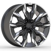 Alu kola Racing Line A5915, 20x10 5x112 ET46, černá + leštění (zátěžová)