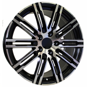 Alu kola Racing Line B1026, 21x10 5x112 ET19, černá + leštění