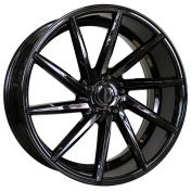Alu kola Racing Line B1058, 17x8 5x108 ET40, černá lesklá