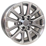 Alu kola Racing Line B1072, 17x7.5 6x139.7 ET25, titanová metalíza (zátěžová)
