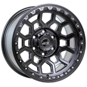 Alu kola Racing Line B1105, 17x9 6x139.7 ET0, černá matná