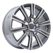 Alu kola Racing Line B1149, 21x8.5 5x150 ET60, šedivá + leštění (zátěžová)