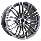 Alu kola Racing Line B1318, 19x8.5 5x120 ET33, šedivá + leštění