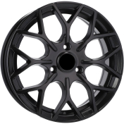 Alu kola Racing Line B1449, 17x7.5 3x112 ET25, černá matná