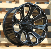 Alu kola Racing Line B1560, 20x10 12x135 ET-12, černá lesklá (zátěžová)