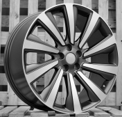 Alu kola Racing Line B1756, 24x10 5x120 ET40, černá + leštění (zátěžová)