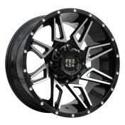 Alu kola Racing Line B1955, 20x10 6x139.7 ET, černá + leštění (zátěžová)