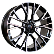 Alu kola Racing Line B5769, 21x10.5 5x112 ET43, černá + leštění