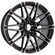 Alu kola Racing Line B5771, 20x10 5x120 ET40, černá + černé leštění