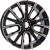 Alu kola Racing Line B5836, 20x10 5x112 ET41, černá + leštění