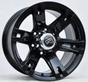 Alu kola Racing Line BK311, 15x8 6x139.7 ET-13, černá lesklá