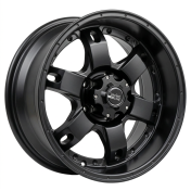 Alu kola Racing Line BK749, 16x8 5x114.3 ET-10, černá matná