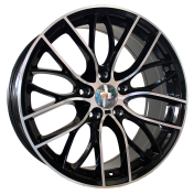 Alu kola Racing Line BK796, 18x8 5x120 ET40, černá + leštění