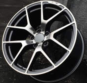 Alu kola Racing Line BK933, 20x8.5 5x112 ET40, černá + leštění