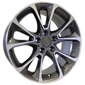 Alu kola Racing Line B1056, 19x9 5x120 ET48, šedivá + leštění