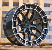 Alu kola Racing Line D1986, 20x10 6x139.7 ET-10, černá lesklá (zátěžová)