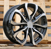Alu kola Racing Line FBX079, 16x6.5 5x160 ET56, černá + leštění