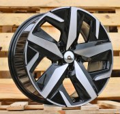 Alu kola Racing Line FBX236, 18x8 5x112 ET45, černá + leštění