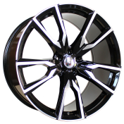 Alu kola Racing Line FE221, 22x9.5 5x112 ET32, černá lesklá