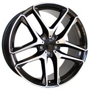 Alu kola Racing Line FE247, 21x10 5x112 ET54, černá + leštění