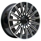 Alu kola Racing Line FLB005, 19x9.5 5x112 ET49, černá + leštění