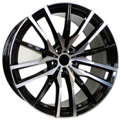 Alu kola Racing Line H0324, 22x11 5x120 ET37, černá + leštění