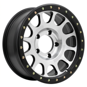 Alu kola Racing Line H1002B, 17x8.5 5x150 ET, černá matná + leštění