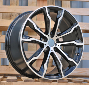 Alu kola Racing Line H3263F, 20x9.5 5x112 ET43, černá lesklá