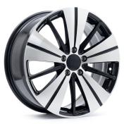 Alu kola Racing Line H3298F, 18x7.5 5x112 ET52, černá + leštění