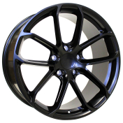 Alu kola Racing Line H5084, 22x10 5x130 ET48, černá matná